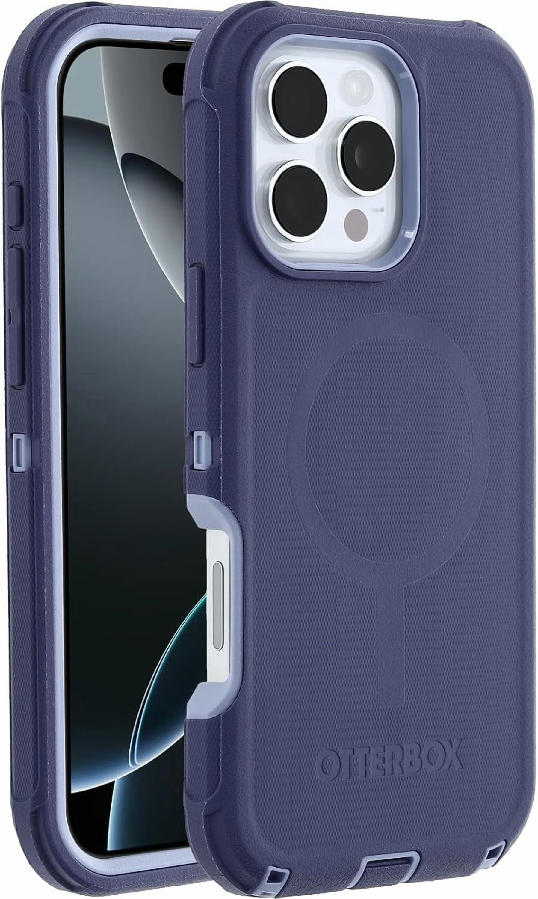 OtterBox iPhone 16 Pro Max (Only) - Defender Series MagSafe Case - Denver Dusk (Purple) - Case Only - Built-in Magnets - Screenless - Rugged & Durable - with Port Protection - Non-Retail Packaging