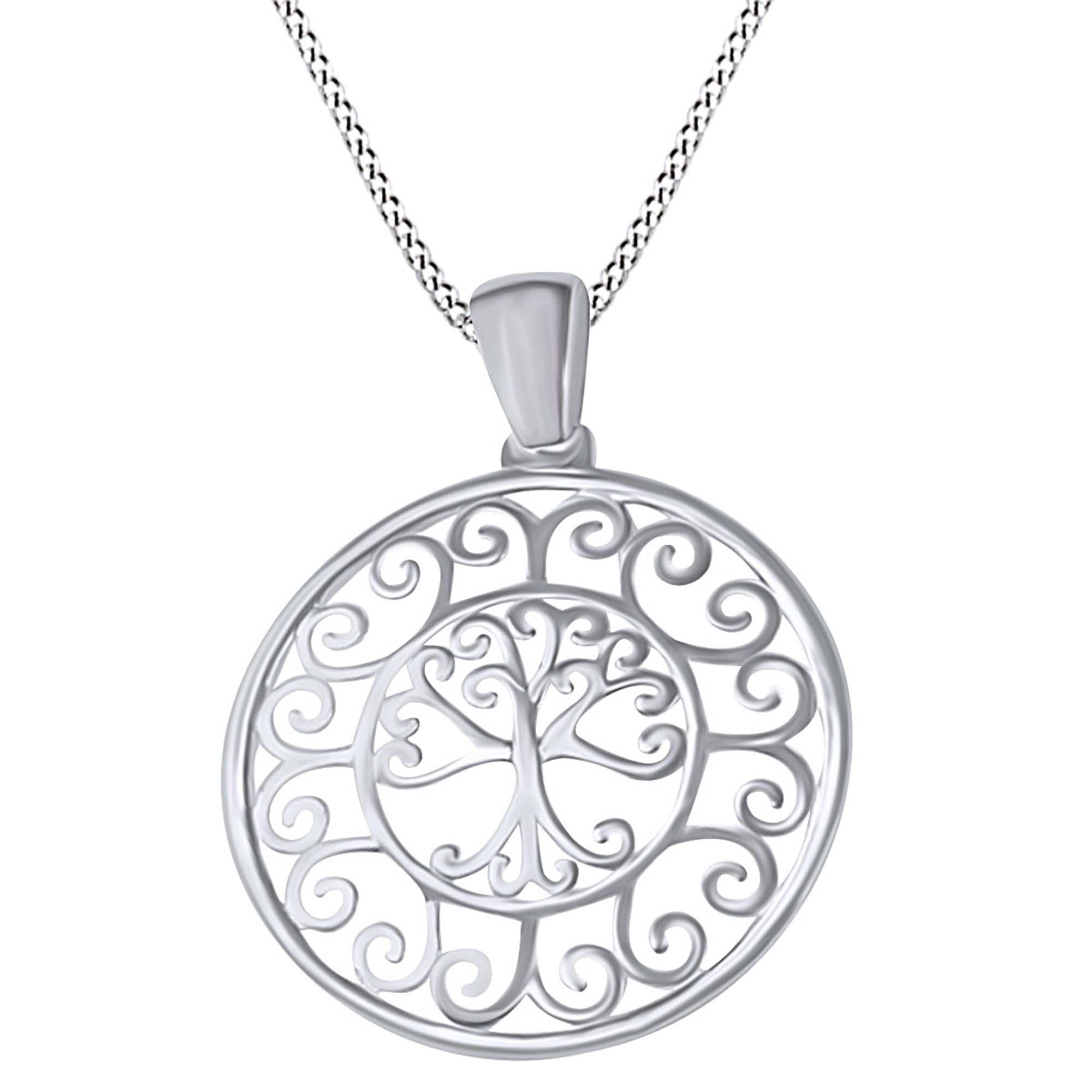 Handmade Oak Tree Necklace - Silver Forest Jewellery – Lime Locket Designs