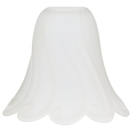 

Hemoton Lamp Shade Frosted Glass Chimney Ceiling Replacement Light Cover Fixture Fan Bell Shaped Flower