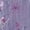 Lavender Purple Floral, variant on Women's 3/4 Sleeve Floral V-Neck Button Casual Blouse Top