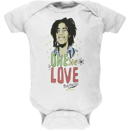 

Bob Marley - One Love White Baby One Piece - 12 month