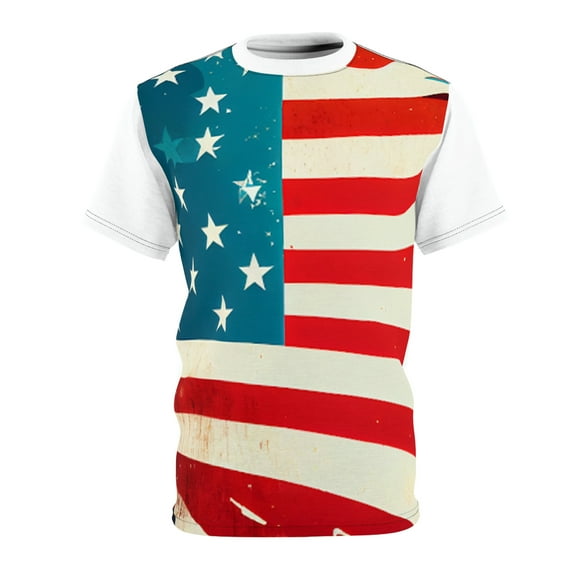 Title: "American Pride: Show Your Patriotism with an AOP T-Shirt" S-3XL