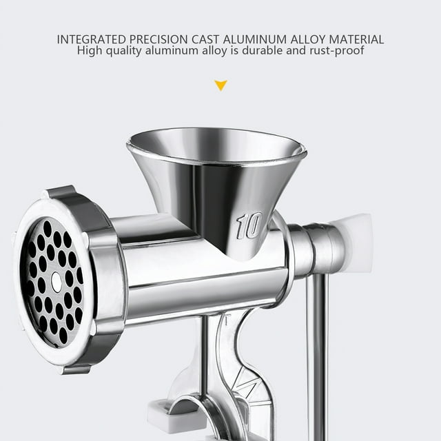 2 in 1 Manual Meat Grinder & Sausage Stuffer Machine Big Size Aluminum Alloy Multi-Function Enema Sausage Stuffing Machine Household Meat Mincer
