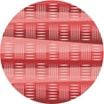 thumbnail image 1 of Ahgly Tapis Rond Lavable en Machine Intérieur Transitionnel Rouge, 4 Pieds Rond, 1 of 7