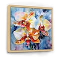 thumbnail image 2 of Designart "Dreamy And Colorful Orchid Beauty" Orchids Floater Framed Wall Decor, 2 of 5