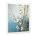 thumbnail image 5 of Designart "Blue And Gold Bamboo In Minimalism" Bamboo Picture Framed Wall Art Living Room, 5 of 5