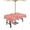Coral Red, variant on Fsddascl Teal Coral Coastal Outdoor Tablecloth - 54 Inch Round Dining Table Cover, Ocean Nautical Seaside Beach Waterproof Outdoor Table Cloth with Umbrella Hole & Zipper for Picnic/Patio/Party