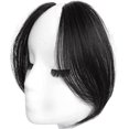 thumbnail image 1 of SURJDE Fringe Clip In Hair Side Clip In Bangs 2Pcs Clip In Fringe for Women 9.8 Inch Long Natural Looking Fake Bangs Fringe Hair Extensions Natural Hair Pieces for Women Clip In Black, 1 of 6