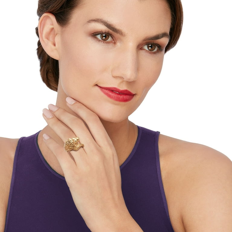 Lion ring women sale