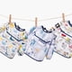 thumbnail image 3 of Infant Baby Cotton Clothes Waterproof Sleeve Bib Toddler Feeding Smock Apron (Random Style), 3 of 3