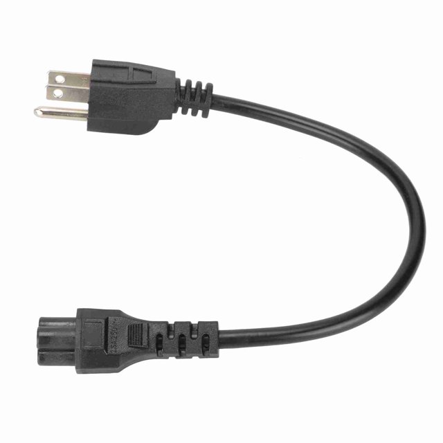 5-15p Macho A IEC320 C5 Cable de Alimentación Femenino, EE. Uu. Cable de Alimentacia de la Computera de US 125 ~ 250V 0./0.98 Pies de Servicio Pesado para Computeradoras