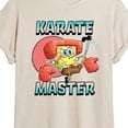thumbnail image 3 of SpongeBob SquarePants - Karate Master - Juniors Ideal Flowy Muscle T-Shirt, 3 of 6