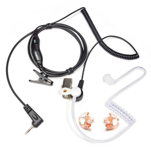 Acoustic Tube Earpiece with Mic and Silicon Earmold for Motorola Radios