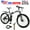 White&Black, variant on Mad Hornets Amin Men Women 26-Inch Mountain Bikes