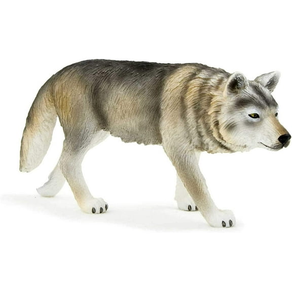 MOJO Timber Wolf Walking Toy Figure