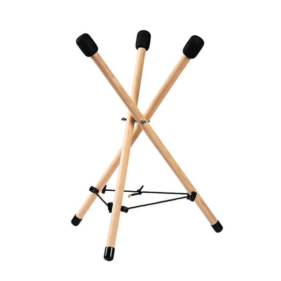Universals Wooden Drum Stand For Handpan Instruments Ergonomic With Carrying Case For Easy Transportation
