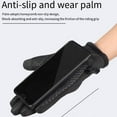 thumbnail image 5 of qolati Warm Windproof Winter Gloves Black Ski Gloves Soft Touchscreen Texting Gloves Stretch Snowboard Cold Weather Snow Gloves for Adult Men Women, 5 of 6