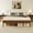 Brown, variant on Wood Full Platform Bed with Wood Slats and Metal Support, 15Inch High Bed Frame for Small Space, No Box Spring Needed, Chocolate