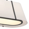 thumbnail image 3 of FUL-917-BK Crystorama Lighting Fulton - 4 Light Chandelier-9.75 Inch Tall and 41.75 Inch Wide-Black Finish, 3 of 7