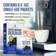 thumbnail image 3 of Descaling Powder Solution (6-Uses) Coffee Machine Descaler Cleaner | Compatible with Breville Nespresso Delonghi Ninja | To Descale Automatic Coffee Pots & Makers & Espresso Machines, 3 of 8