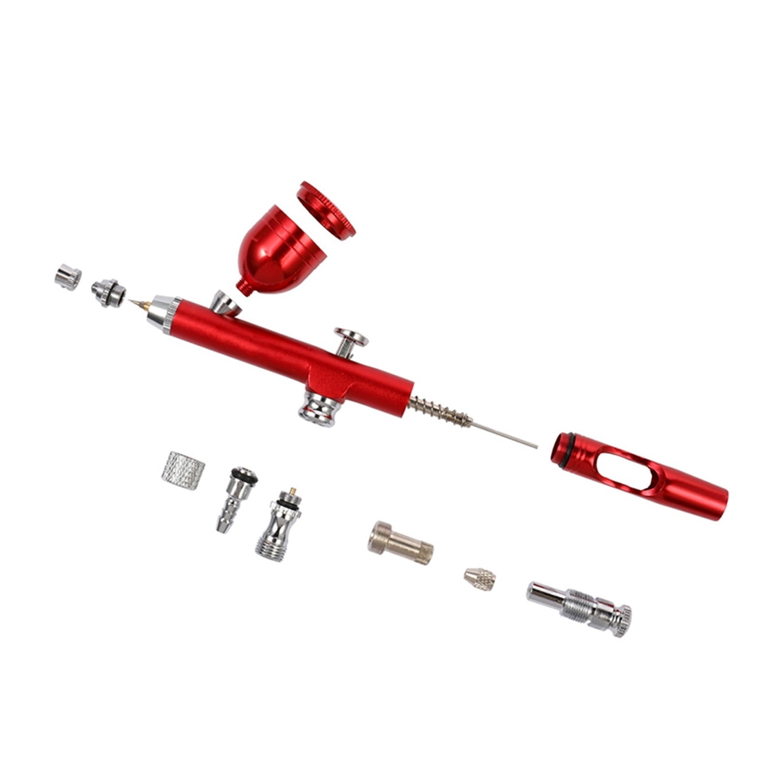 0.3mm Nozzle 7cc Dual Action Feed Airbrush Gravity Feed Spray Gun Kit For Makeup Nail Art Design Craft Tattoo Cake Decorating ,Versatile applications