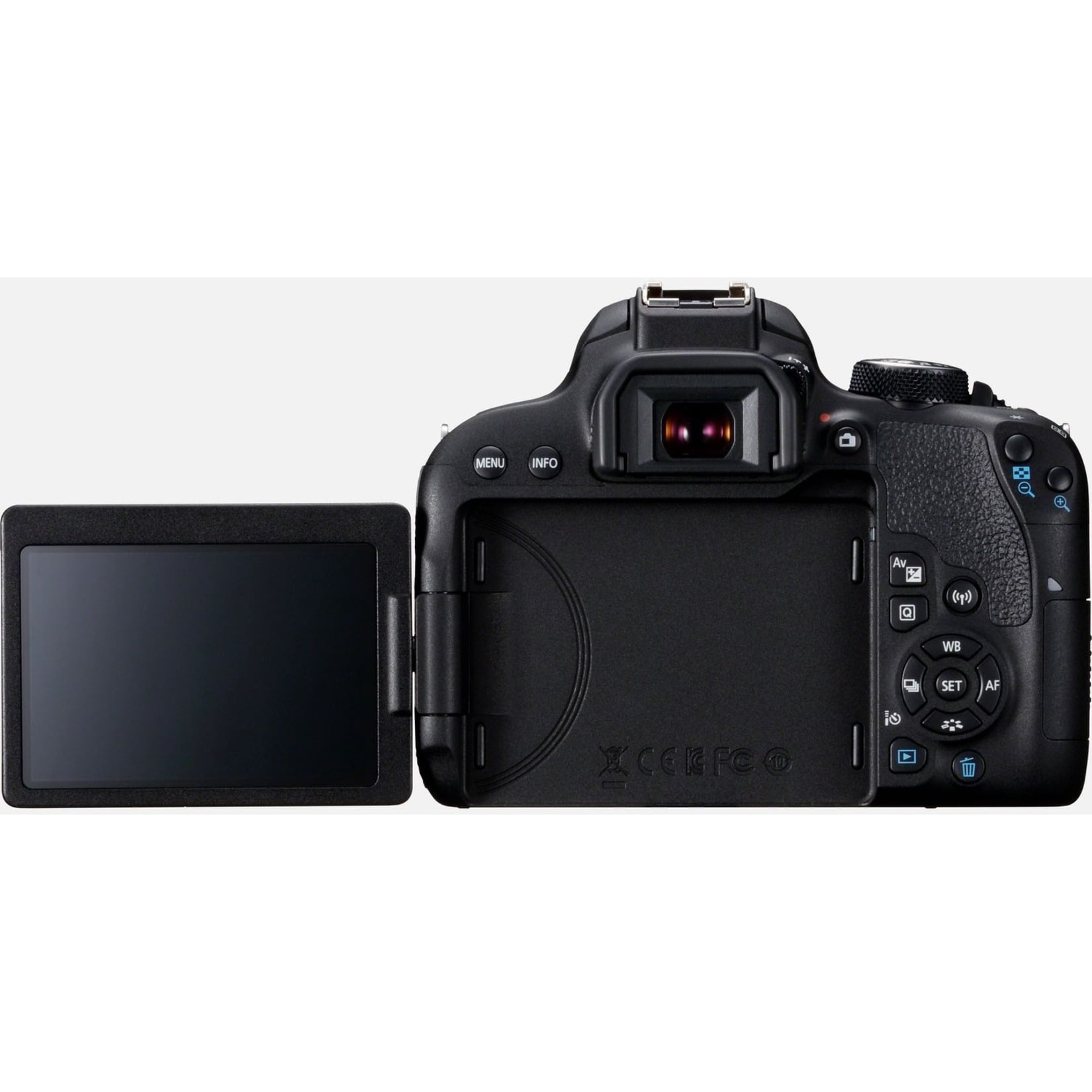EOS 800D 24.2 Megapixel Digital SLR with Lens, 0.71", Black - Walmart.com