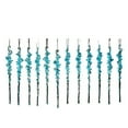 thumbnail image 2 of Ayprnig 12 Pcs Crystal Ornaments Icicle Ornaments For Christmas Tree Christmas Acrylic Icicle Ornament Set for Xmas Tree Winter Wedding Party Decor Christmas Tree Icicles Sky Blue, 2 of 6