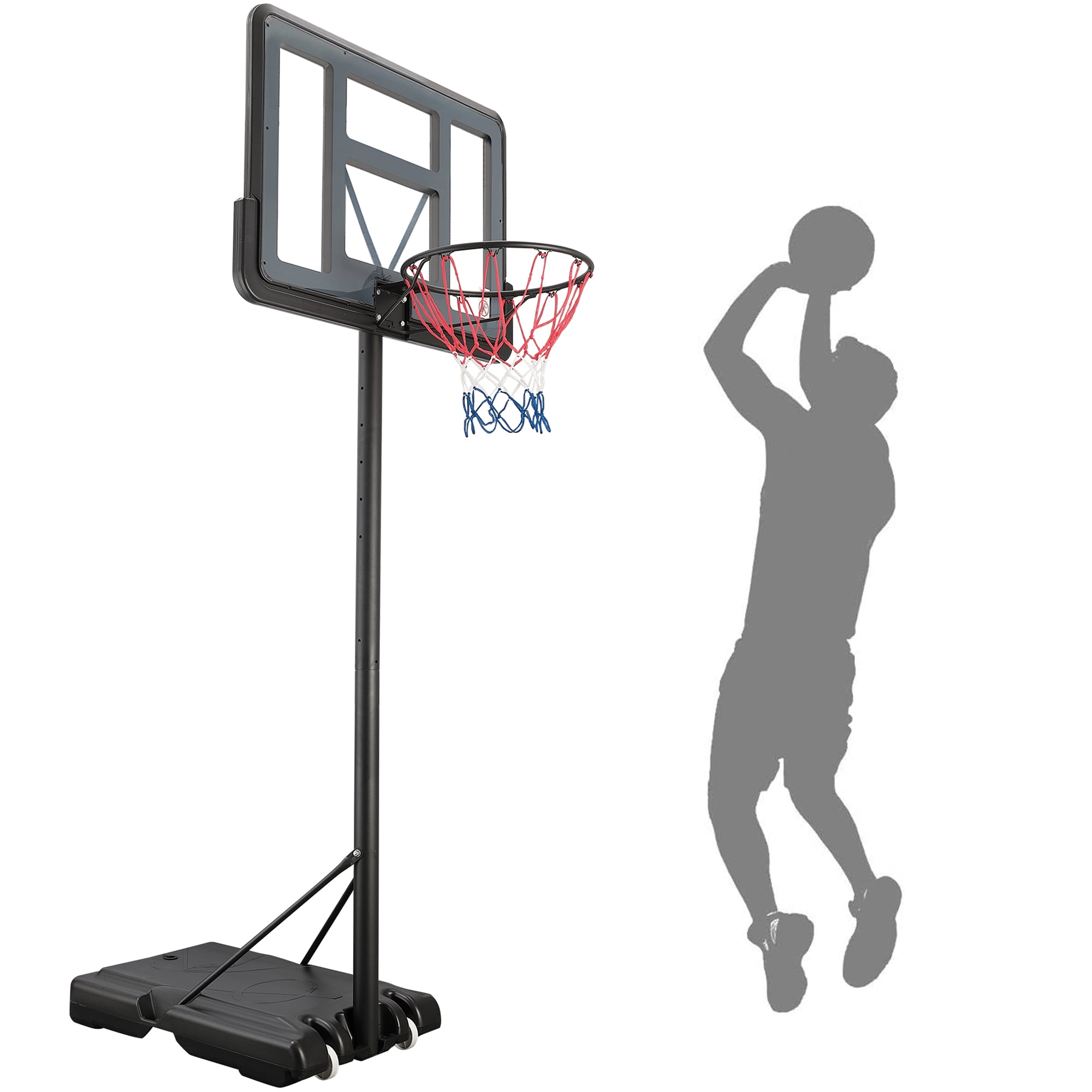 Basketball Hoop and Goal, Portable Basketball Hoop with Wheels and