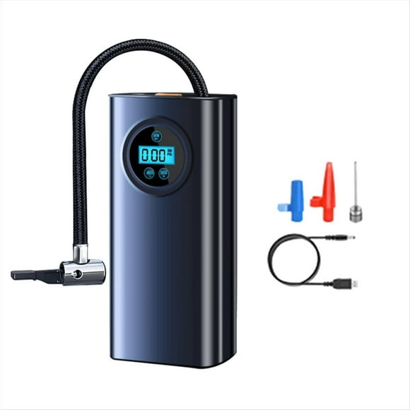 Compresor de Aire Eléctrico de Inflado Rápido, Bomba de Aire Portátil de 12V, Inflador de Neumáticos de Motocicleta de Alta Precisión para Bicicleta Automática