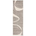 thumbnail image 5 of SAFAVIEH Florida Laidley Geometric Shag Area Rug, Grey/Ivory, 8'6" x 12', 5 of 10