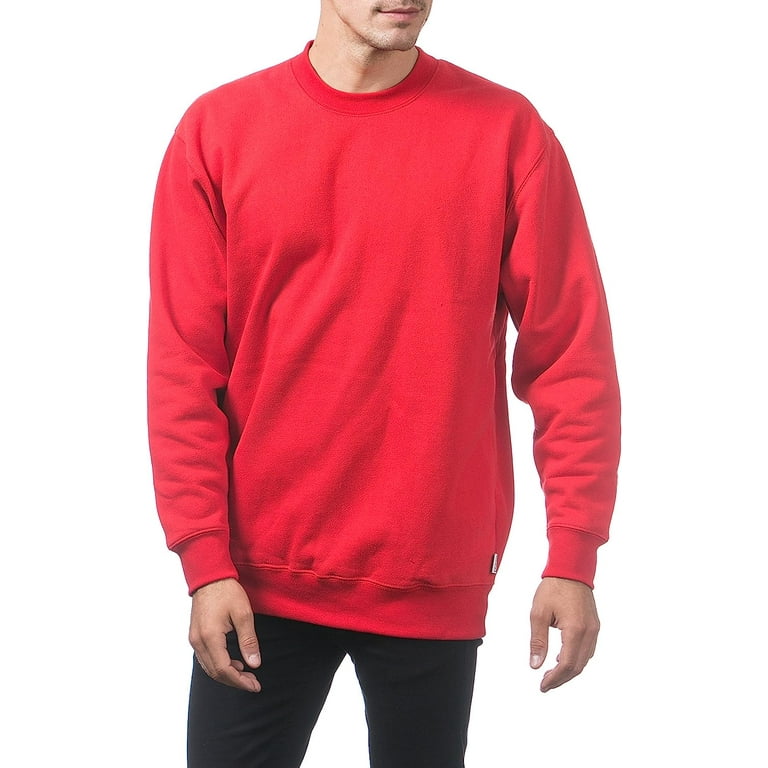 Pro Club Men's Heavyweight 13oz Crew Neck Fleece Pullover Sweatshirt