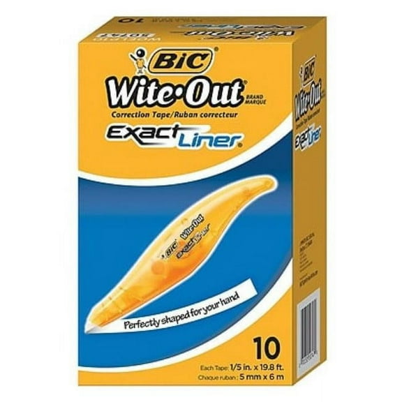 Bic Corporation WOELP10 Correction Tape 10 Pack