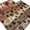 Brown, variant on Brown Beige Area Rugs 8'x10', Washable Small Throw Rugs for Living Room Patio, Rustic Farmhouse Dog Paw Vintage Indoor Outdoor Rug Non-Slip Low Pile Carpet Runner Reversible Floor Mats