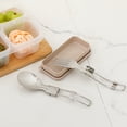 thumbnail image 6 of LAMEI Travel Utensils Fork and Spoon Set, Stainless Steel Sporks with Eco-friendly Case, Portable Outdoor Kitchen, Picnic,Hiking,Backpacks, 6 of 6