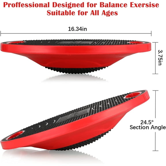 Wobble  Board  Trainer Non-Skid TPE Surface for Kids Adults