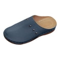 thumbnail image 6 of Stylago Womens Slip on Mules Slippers Closed Toe Wedge Sandals Casual Arch Support Slide Shoes Ladies Outdoor Walking Sandal Size 6.5 Blue, 6 of 7