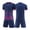 Dark Blue, variant on TIREOW Kids Team Soccer Jersey and Shorts, Youth Shirts Soccer Uniform Kit, Adult Indoor Turf Sport Outfit (Style A)