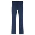 thumbnail image 2 of AZoiNM Men's Slim Fit Dress Pants Flat Front Business Casual Trousers 4 Pocket Polyester Viscose Blend, 2 of 11