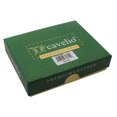 thumbnail image 3 of Cavelio Genuine Leather Mens RFID Blocking Slim Trifold Wallet Back ID Window with Gift Box Brown, 3 of 7