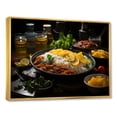 thumbnail image 2 of Designart "Impressions Of Aromatic Cuban Cuisine III" Cuba Floater Framed Canvas Wall Art, 2 of 5