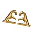 thumbnail image 4 of Sujetalibros decorativos Macarena forma de corazón, 4 of 8