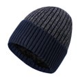 thumbnail image 3 of WEAIXIMIUNG Fingerless Gloves for Men Woolen Hat Set Matching Color Knitted Hat Thick Scarf Gloves Three Piece Set, 3 of 5