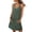 Green, variant on YuXingFu Casual Dresses for Women Mid-Length Crew Neck Plus Size Womens Dress Sleeveless with Pocket Casual Summer White M