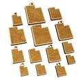thumbnail image 1 of Utah State Silhouette Wood Mini Charms Shapes DIY Craft Jewelry - No Hole - 20mm (15pcs), 1 of 7