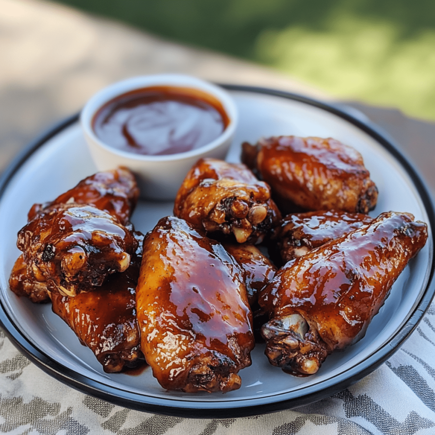 Kinder's Sticky Honey BBQ Frozen Chicken Wings, 19 oz Bag