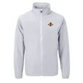 thumbnail image 2 of Men's Cutter & Buck  Gray Iowa State Cyclones Big & Tall Charter Eco Knit Recycled Full-Zip Jacket, 2 of 3