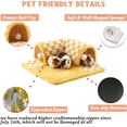 thumbnail image 3 of Guinea Pig Hideout Tunnel House Large, Removable Cozy Guinea Pig Hides and Tubes Fleece for Cage Corner Rat Toy, Soft Small Animal Tunnel for Rats Chinchillas Ferrets, 3 of 6