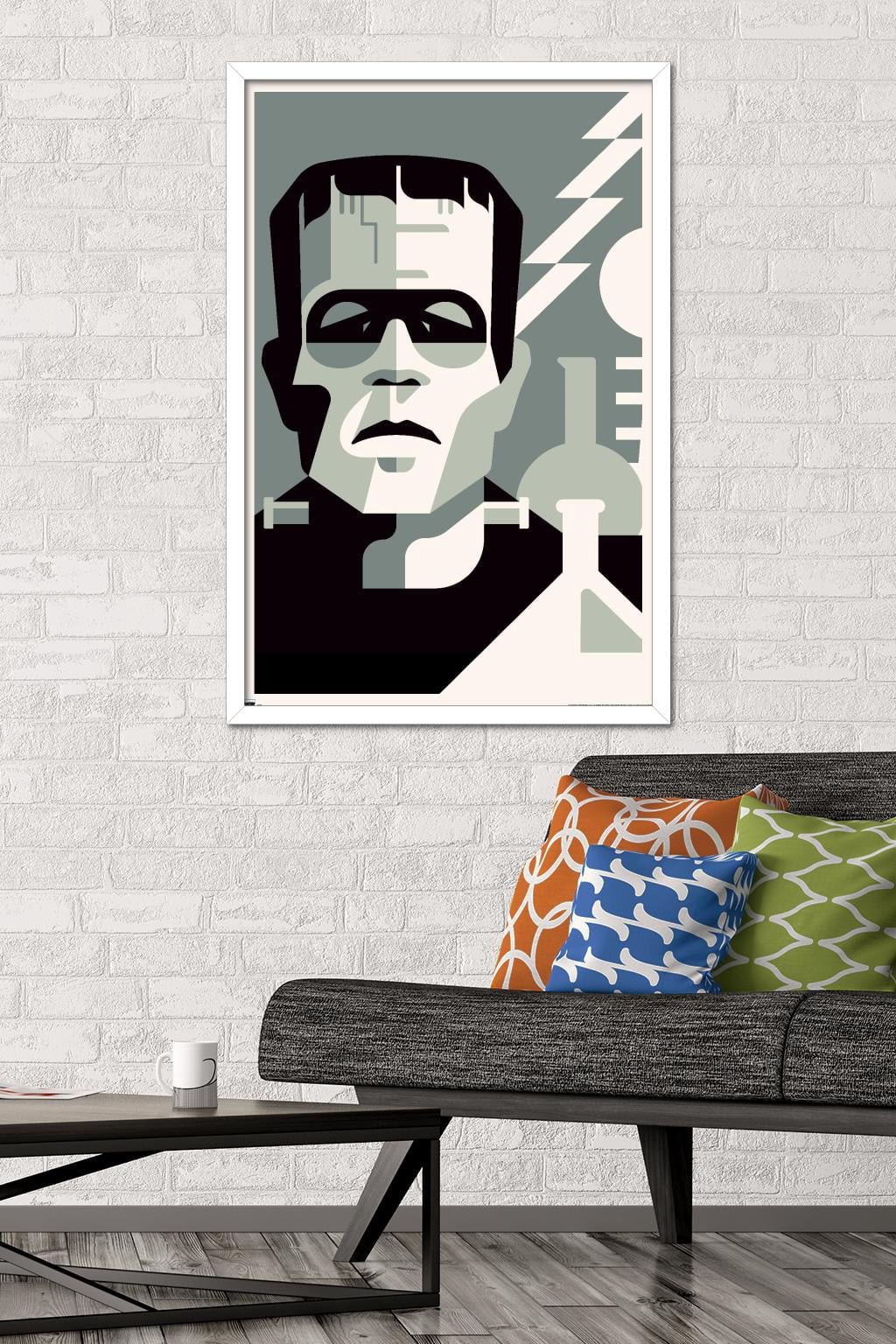 Frankenstein - Graphic Wall Poster, 22.375" x 34" Framed