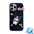 thumbnail image 1 of Funda De Silicona Para iPhone 11 DIY CROCS Perforada Para 14 13 12 Pro Max 14 Plus Blanda, 1 of 4