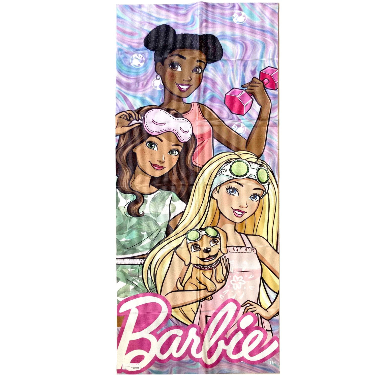 Mattel, 5 pièces Strong Girls Make Waves – Trousse d’exercice Barbie, combinaison de rose